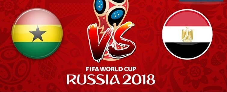 المنتخب المصري أمام غانا في التصفيات النهائية لكأس العالم 2018
