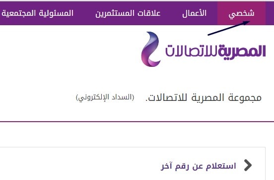 بيان فاتورة التليفون الارضي أون لاين لشهر أكتوبر 2019 برقم التليفون موقع المصرية للاتصالات