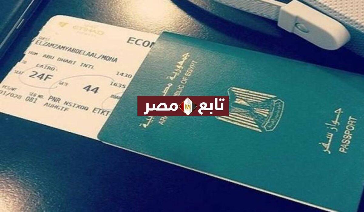 تجديد جواز السفر المصري اون لاين 2021-2022 الرسوم